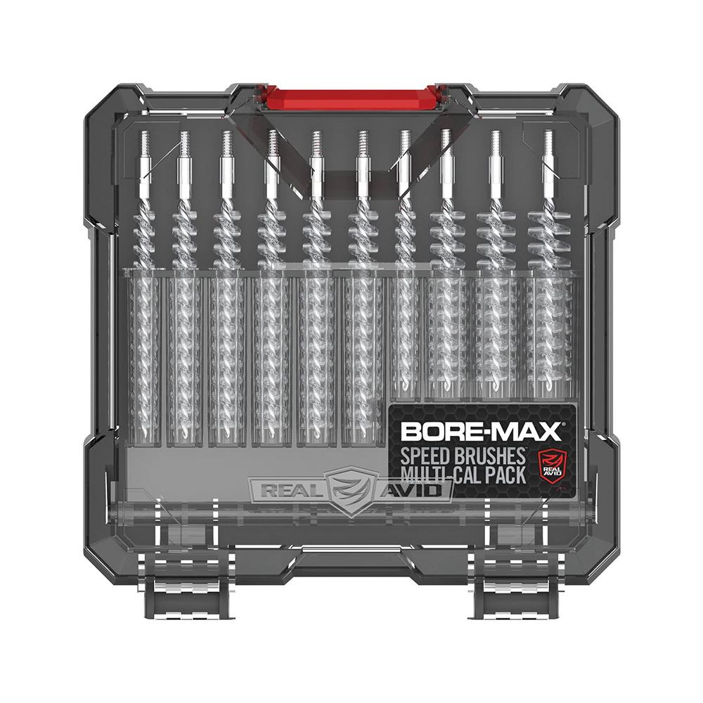 Real Avid AVBMSBS Bore-Max Speed Brush Set Multi-Caliber Nickel-Plated - View 2