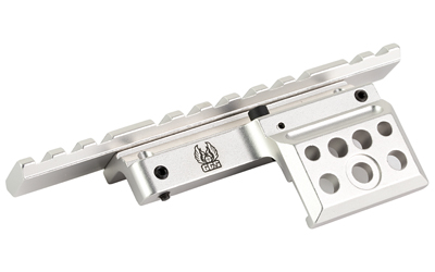 GG&G GGG-1519BD Silver Scope Mount, MIL-STD-1913, Rug Mini-14, 5.25" Rail - View 2