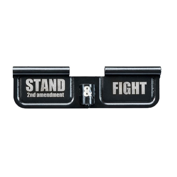 Phase 5 EPCSTAND AR-15 Ejection Port Door "Stand & Fight" Black Steel - View 2
