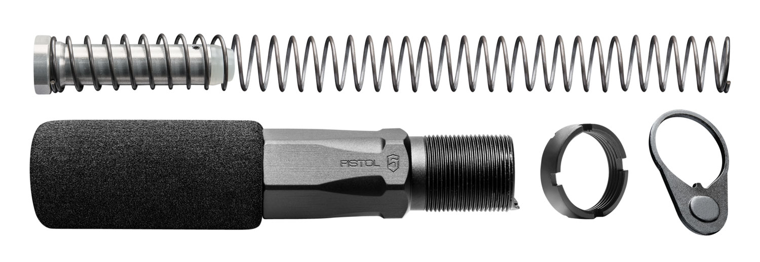 Phase 5 HEX2C Buffer Tube Assembly Black Aluminum AR-Pistol Platform - View 2