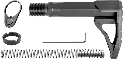 Phase 5 Weapon Systems CMSA Carbine Mini Stock Assembly Black Aluminum f... - View 2