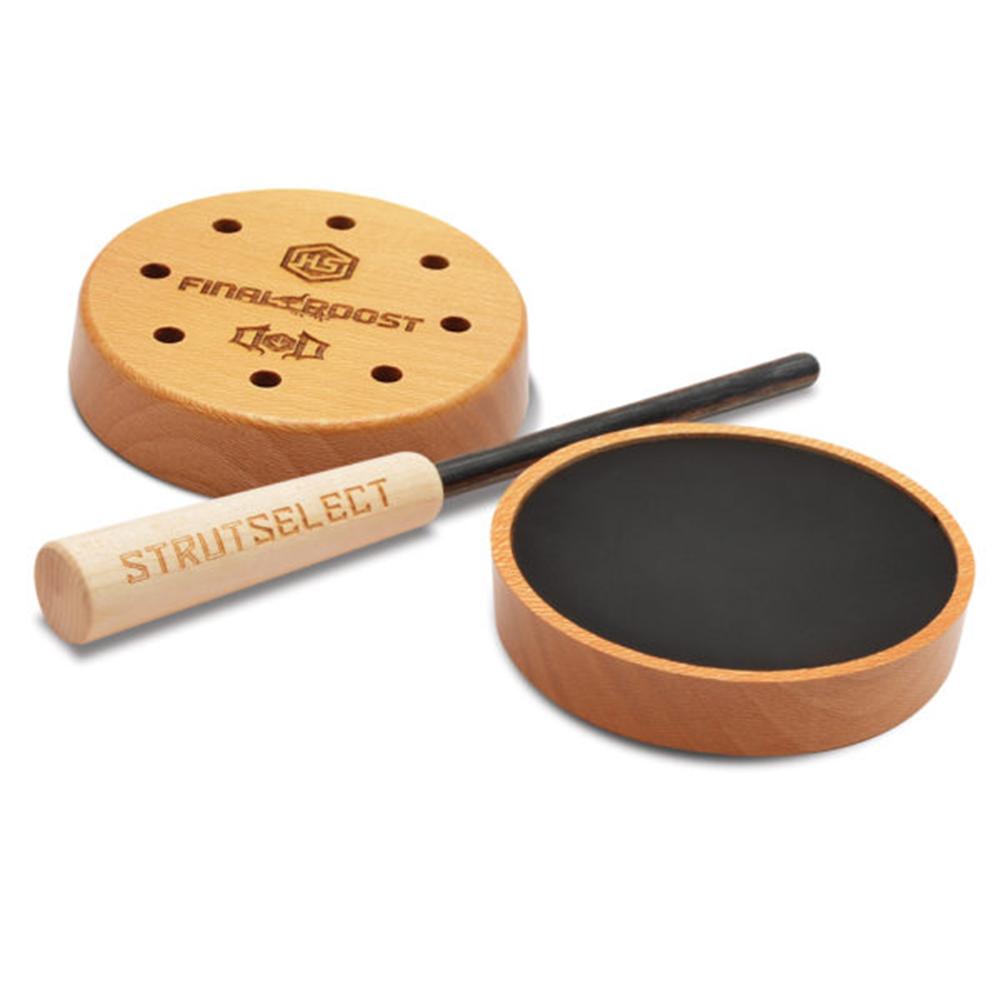Drury Outdoors HS-DOD-PC Signature Turkey Pot Call Sycamore/Aluminum - View 2