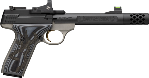 Browning 051599490 Buck Mark Plus 22LR 5.10" 10+1 Black G10 Red Dot - View 2