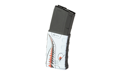 Mission First Tactical EXDPM556D-C-AR10W 30-Rd Magazine 223/556 Shark Graphic - View 3