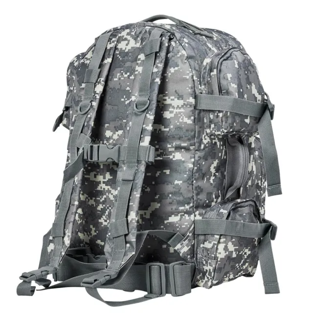 NcStar Tactical Backpack 18" x 12" 6" Main Compartment Nylon Gray Digital - View 2