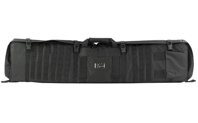 VISM CVSM2913B 48" Rifle Case & Shooter Mat Combo - Nylon Black, Heavy Duty, Padded - View 2