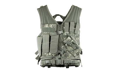 NcStar CTV2916D Tactical Vest, Digital Camo, M-2XL, PALS, Pistol Belt - View 3