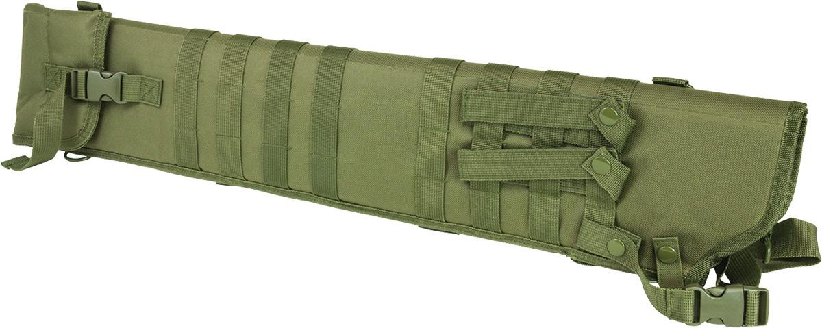NcStar CVSCB2917G Tactical Shotgun Scabbard, MOLLE, 29"-34.75", Green - View 2