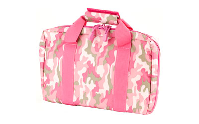 NcStar Discreet Pistol Case Nylon Pink Two Padded Handgun Compartments Six - View 3
