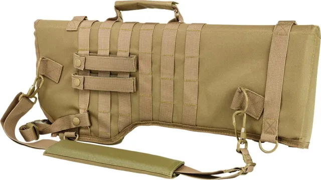 NcStar CVRSCB2919T VISM Rifle Scabbard Tan MOLLE D-Rings 22"-29" - View 2