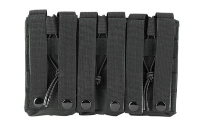 NcStar Triple AR Magazine Pouch Nylon Black MOLLE Straps for Attachment - View 3