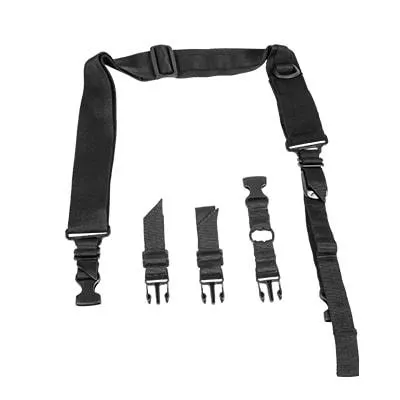 NcStar AARS2PB VISM Extra Wide Adjustable Bungee Sling Black Nylon Strap - View 2