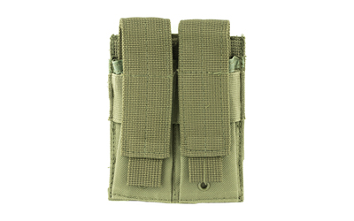 NcStar Double Pistol Magazine Pouch Nylon Green MOLLE Straps for - View 2