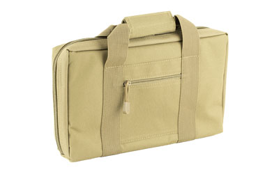 NcStar Discreet Pistol Case Nylon Tan Two Padded Handgun Compartments Six E - View 2
