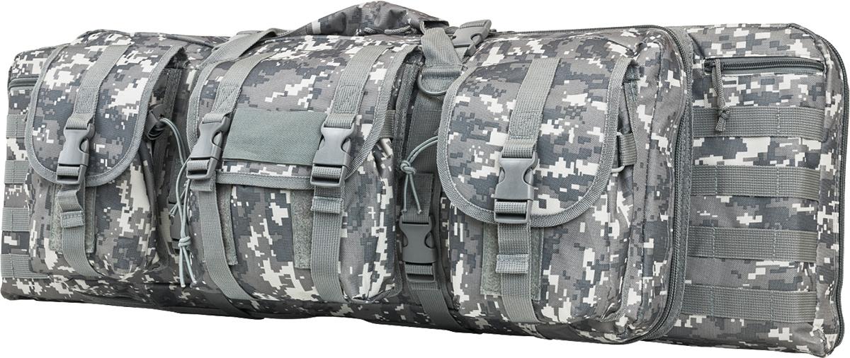 NcStar CVDC2946D-36 Double Carbine Case, 36" Gray Camo, Padded Nylon - View 2
