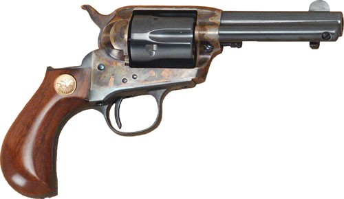 Cimarron Lightning 38SPL Revolver 6 Rd 3.50" Blued Birdhead Walnut Grip - View 2