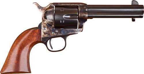 Cimarron Mod P BP Frame 4.75" 357Mag Walnut/CH/Blue - View 2