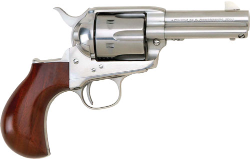 Cimarron CA4506 Thunderer Revolver .45 LC 3.5" Barrel Walnut Grip Stainless - View 2