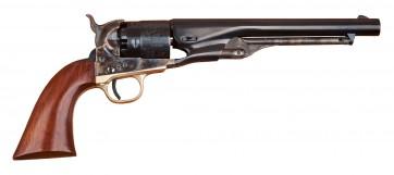 Cimarron 1860 Army Military Single Action Revolver .44 Caliber 8" Barrel 6 Rounds Walnut Grips - View 2