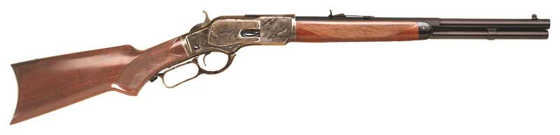 Cimarron TX Brush Popper .45LC 18" Oct/Blued Pistol Grip Walnut - View 2