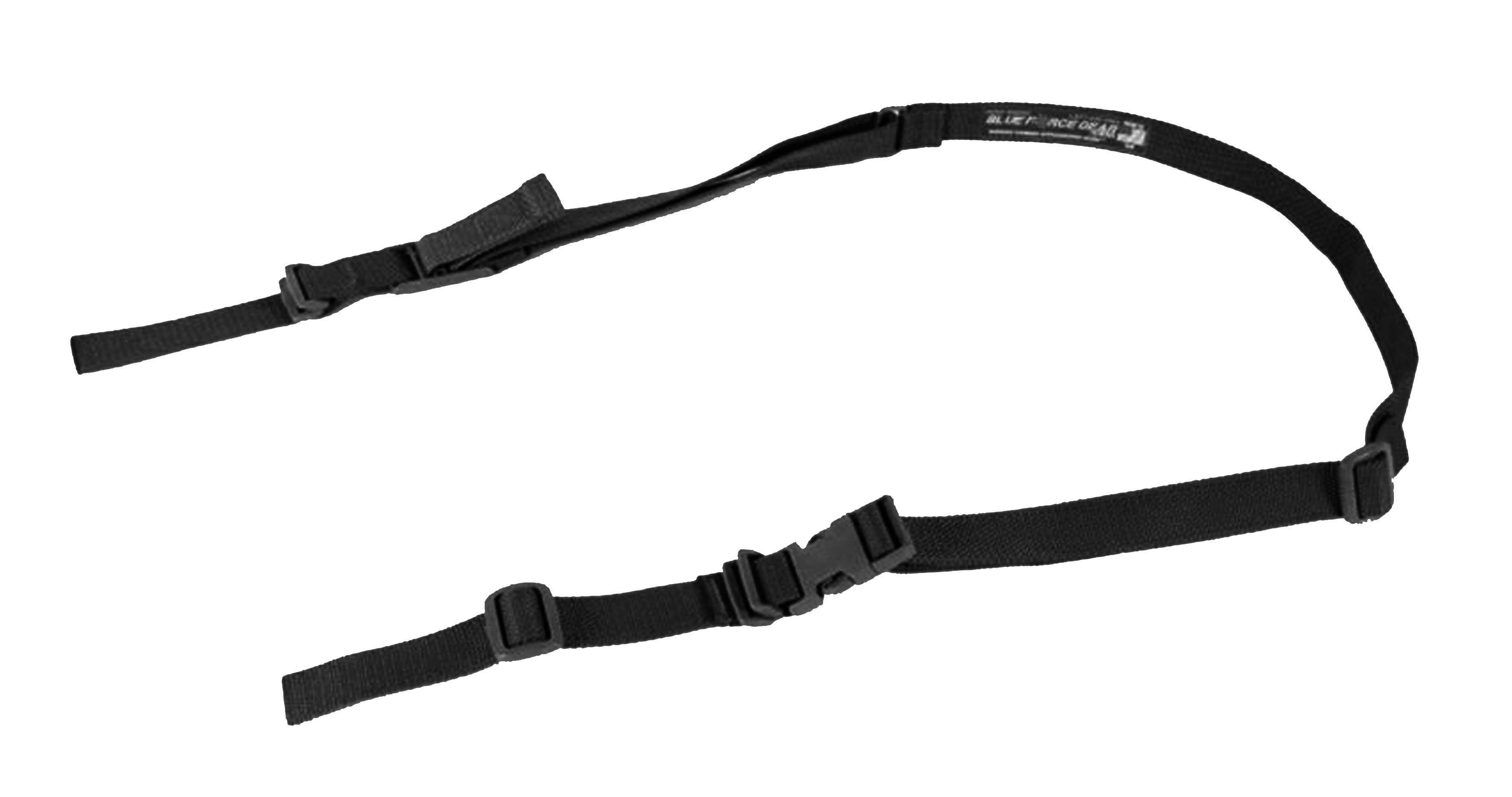 Blue Force Gear VCAS-125-OA-BK 1.25" Sling 54" 1-Round - View 2