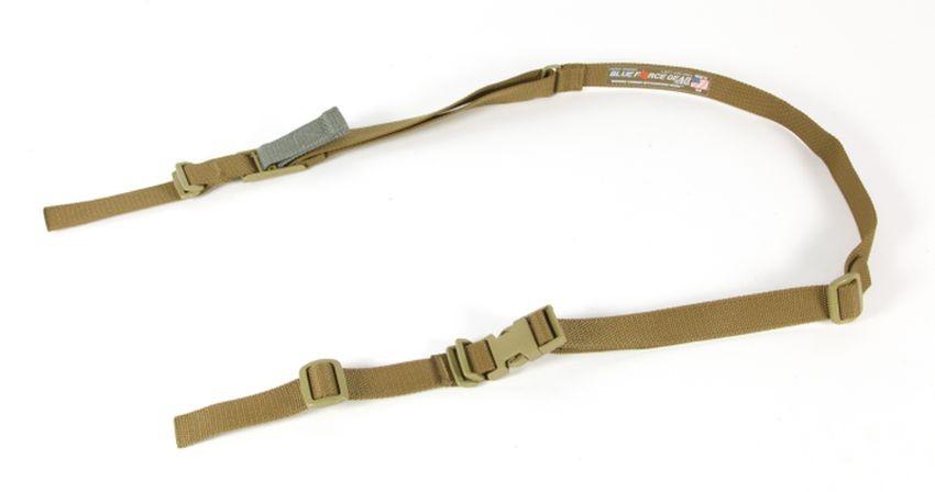 Blue Force Gear VCAS-125-OA-CB Sling Coyote Tan 54" 1-Round - View 2