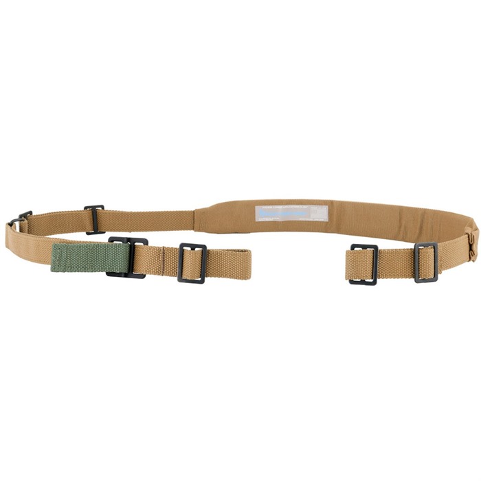 Blue Force Gear VCAS-200-OM-CB Padded 2-Point Sling, Coyote, 54"-64" - View 2