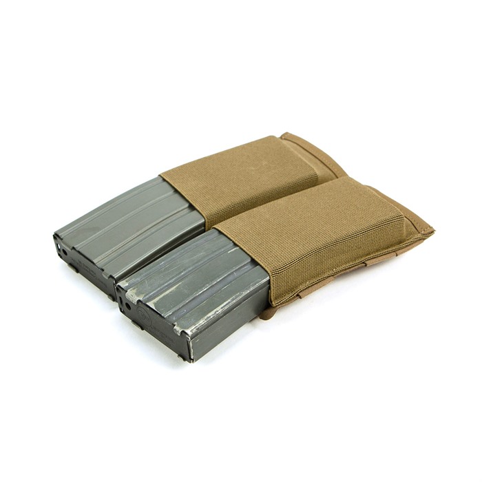 Blue Force Gear HW-TSP-M4-2-CB Double M4 Mag Pouch Coyote Brown MOLLE - View 2