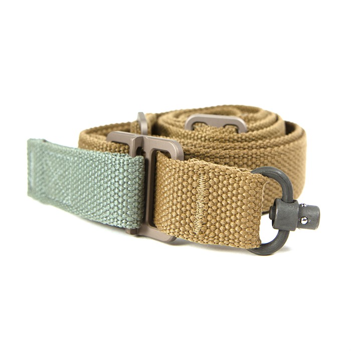 Blue Force Gear VCAS-PB-125-AA-CB Sling Coyote w/Swivels - View 2