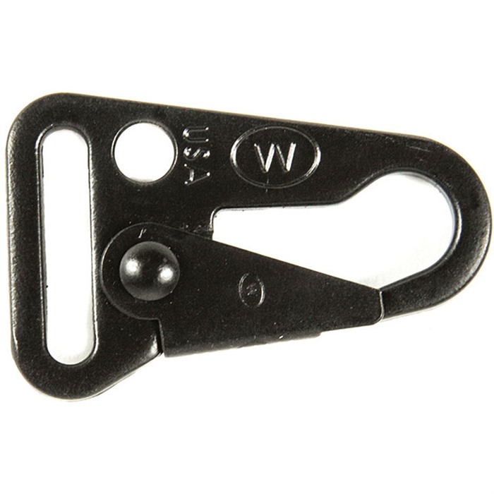 Blue Force Gear HK100 Sling Snap Hook Black Steel 1" Sling Loop - View 2