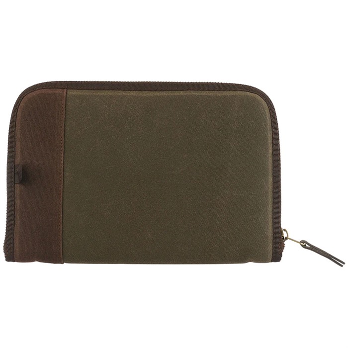 Evolution Outdoor 44379-EV Pistol Case, 12" Waxed Canvas, Green/Brown - View 2
