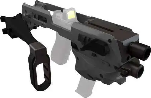 CAA MCKGEN3TU Micro Conversion Kit Gen 3 Glock 9/40 with Brace Gray - View 2