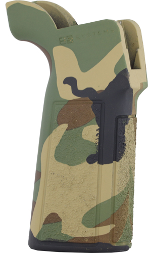 B5 Systems PGR-1187 Type 23 P-Grip Woodland Camouflage AR-15 Pistol Grip - View 2