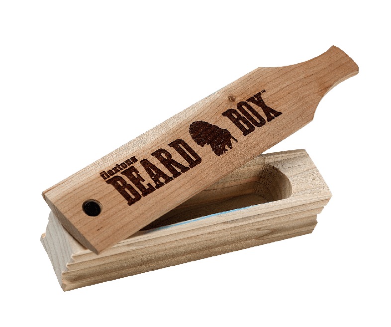 Flextone FLXTK118 Beard Box Turkey Call, Black Cherry Lid, Poplar Base - View 2