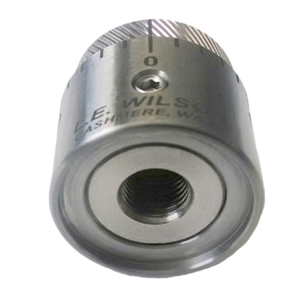 Wilson Stainless Steel Micro-Adjustable Bullet Seater Cap for Standard Inline Seater Die - View 2