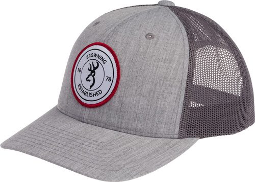 Browning Cap Scout Heather Mesh Back One Size Fits Most Brown Gray - View 2
