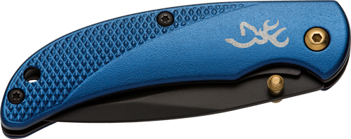 Browning Prism 3 Folding Knife Blue 1.0 Liner Lock 7Cr17MoV Stainless Steel Drop Point Blade - View 2