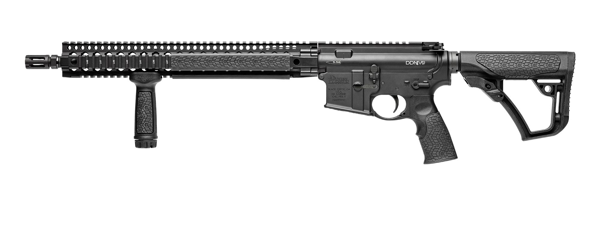 Daniel Defense 02-145-15175-067 DDM4 V9 Rifle 223/5.56 16" Matte Black - View 2