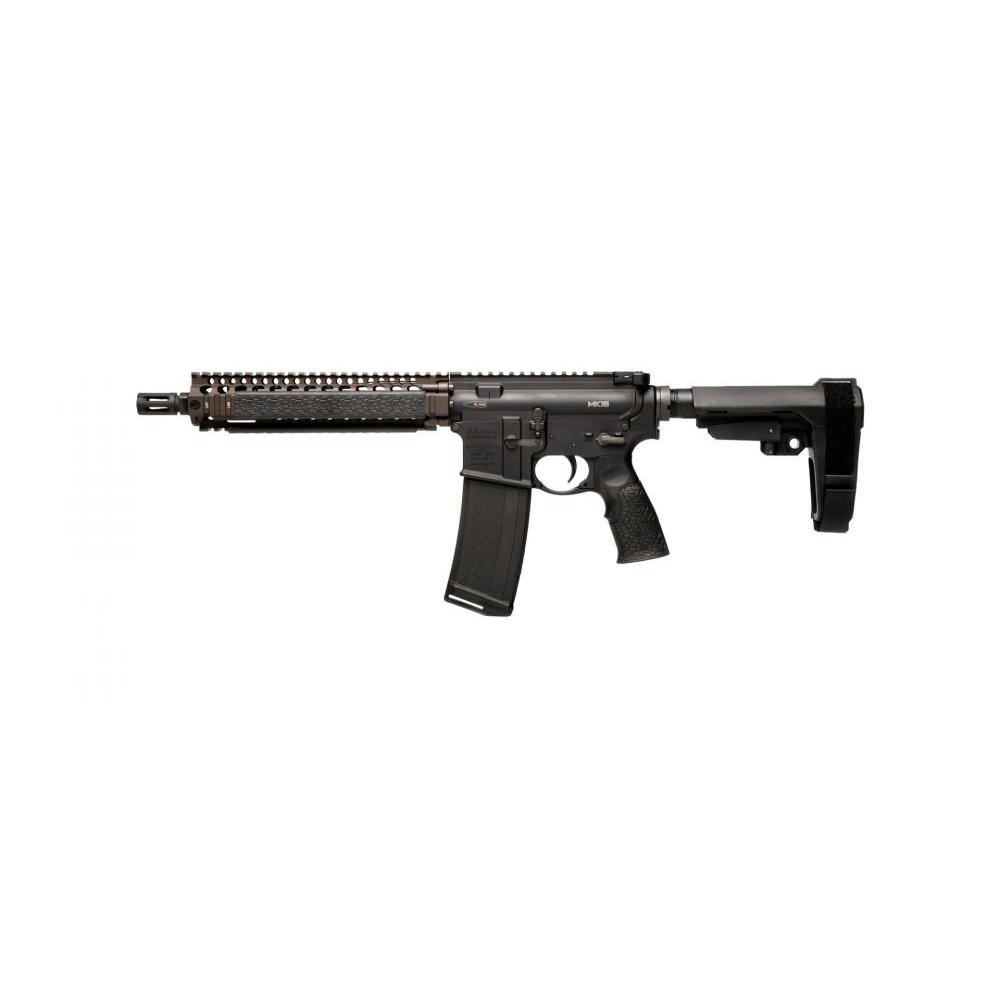 Daniel Defense MK18 5.56 NATO 10.3" Black/FDE Pistol - View 2