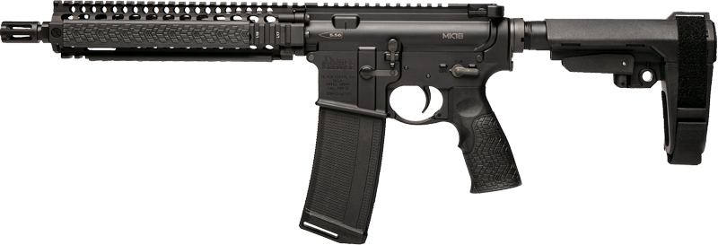 Daniel Defense 02-088-01202 DDM4 MK18 5.56 Pistol 10.3" Black RIS II - View 2