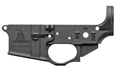 SPIKE'S TACTICAL STRIPPED LOWER GADSDEN FLAG DTOM DON'T TREAD ON ME AR-15 - View 2