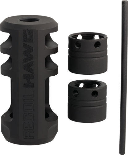 Browning 1293082 Recoil Hawg Muzzle Brake, Matte Black, 2 Collars, Tool Included - View 2