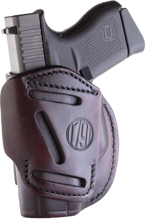 1791 Gunleather 4WH-2-SBR-R 4-Way Holster Signature Brown RH Size 2 - View 2