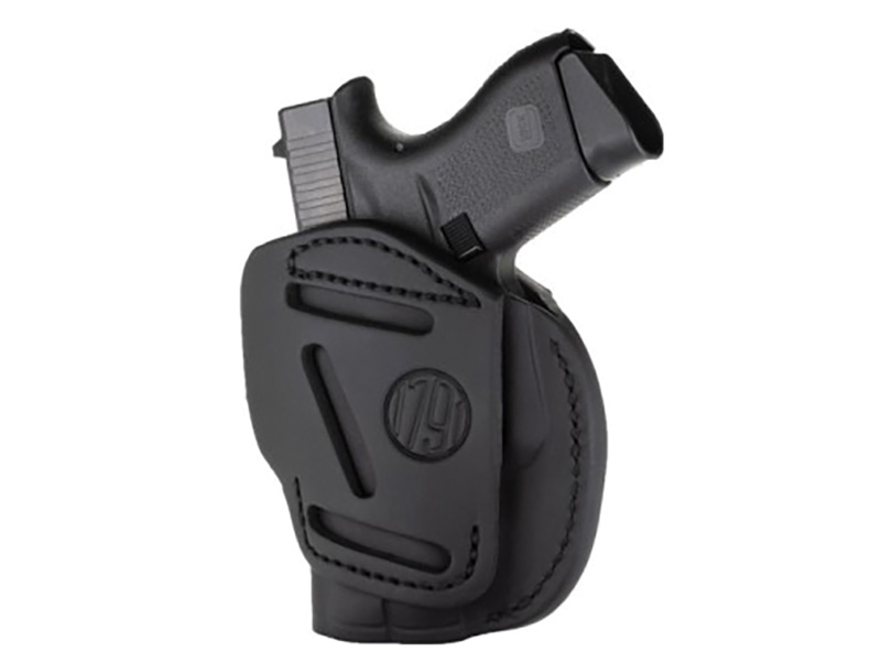 1791 Gunleather 3WH-2-SBL-A 3-Way Holster Stealth Black Size 2 Ambidextrous - View 2