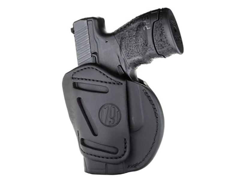 1791 Gunleather 3WH3SBLA 3-Way IWB/OWB Size 03 Stealth Black Leather... - View 2