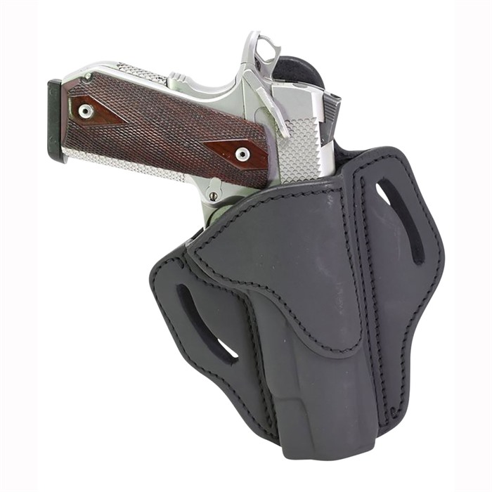 1791 Gunleather BH1-SBL-R Belt Holster Stealth Black RH OWB 1911 4" & 5" - View 2