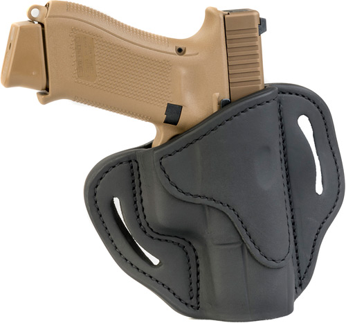 1791 Gunleather BH2.1-SBL-R Belt Holster Stealth Black RH OWB - View 2