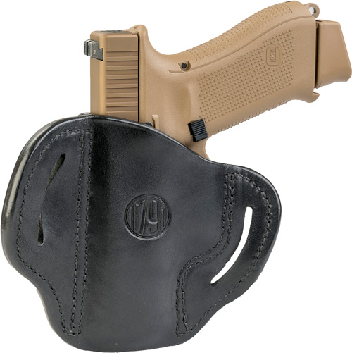 1791 Gunleather BH2.1-BLB-R Belt Holster Brown/Black RH OWB Quick Draw - View 2