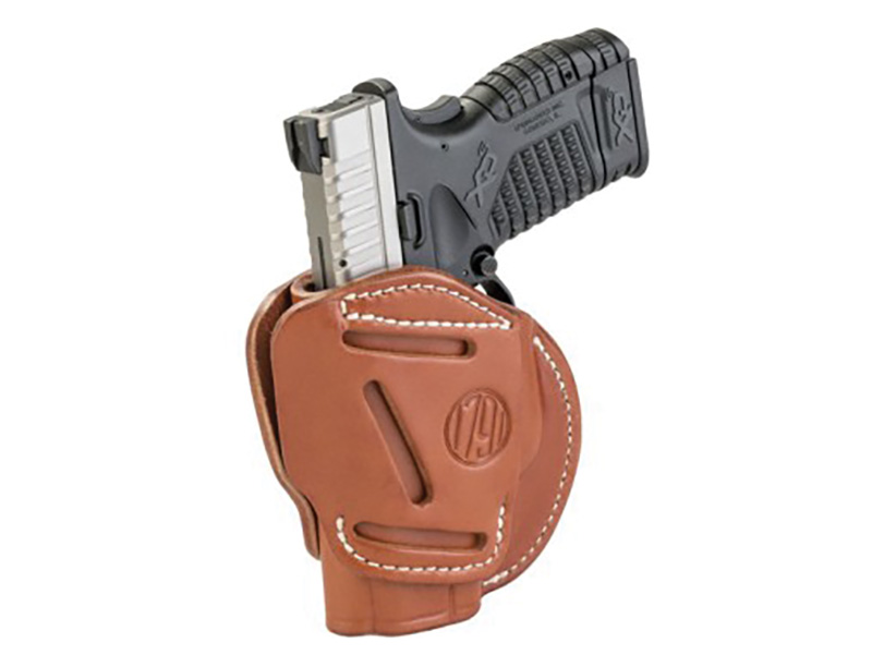 1791 Gunleather 3WH-4-CBR-A 3-Way Holster Brown Size 4 Ambidextrous - View 2