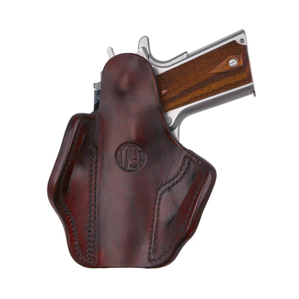 1791 Gunleather ORBH1SVTGR Holster 1911 Commander 4.25 in Vintage Leather - View 2